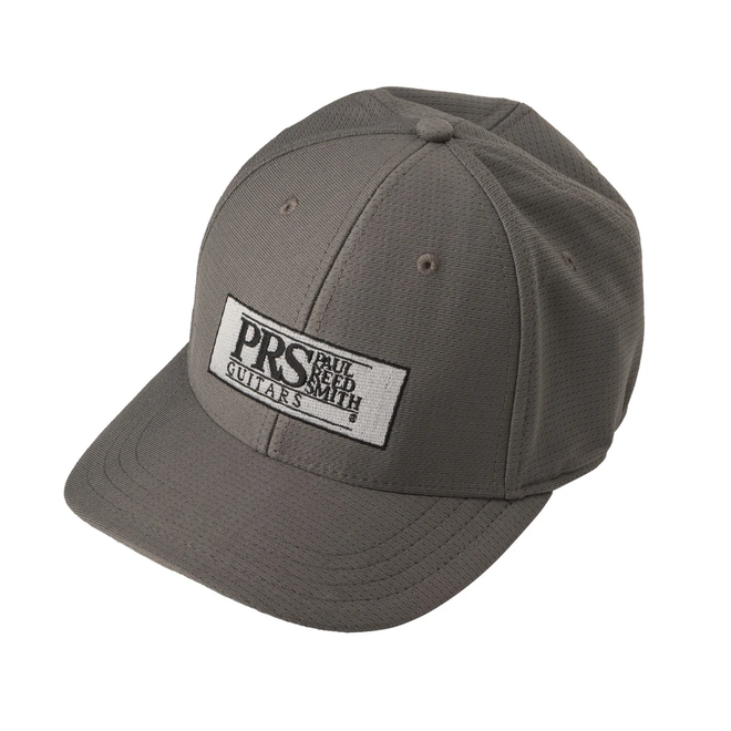 PRS Baseball Hat, PRS Block Logo, Gray, Small to Medium