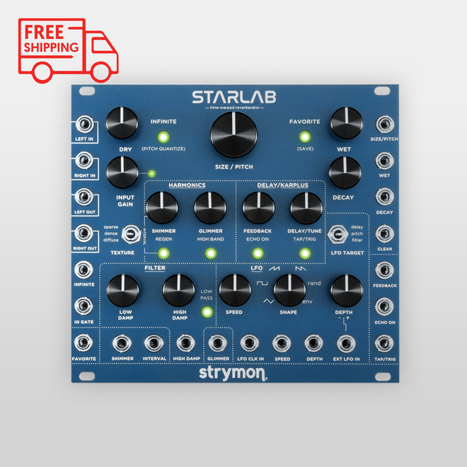 Strymon StarLab Time-Warped Reverberator Eurorack Module