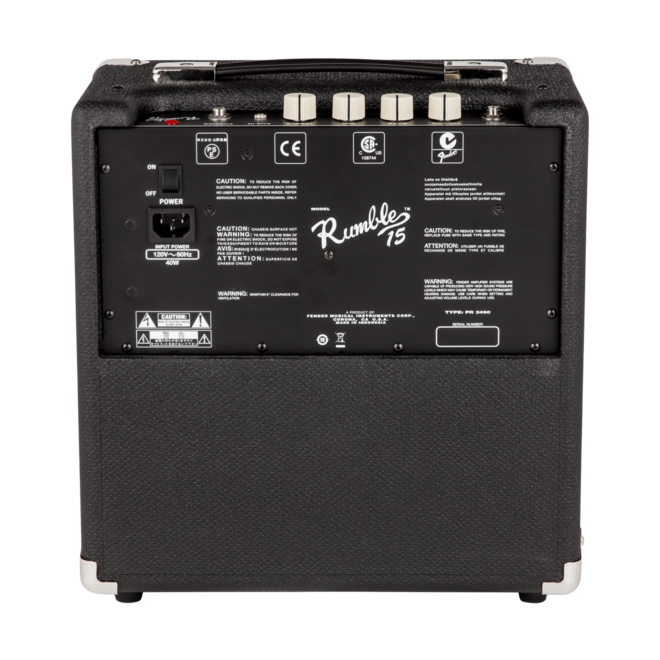 Fender Rumble 15 V3 Bass Combo Amplifier