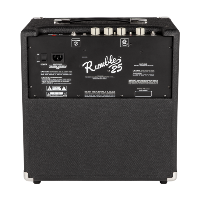 Fender Rumble 25 V3 Bass Combo Amplifier