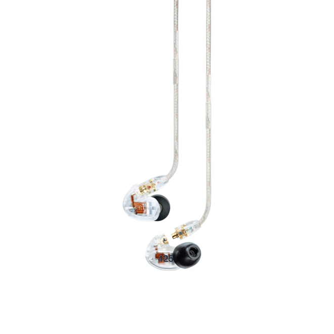 Shure SE425 Professional Sound Isolating Earphones, Dual Driver, Clear