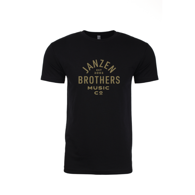 JB Music Co. T Shirt, Gold Print