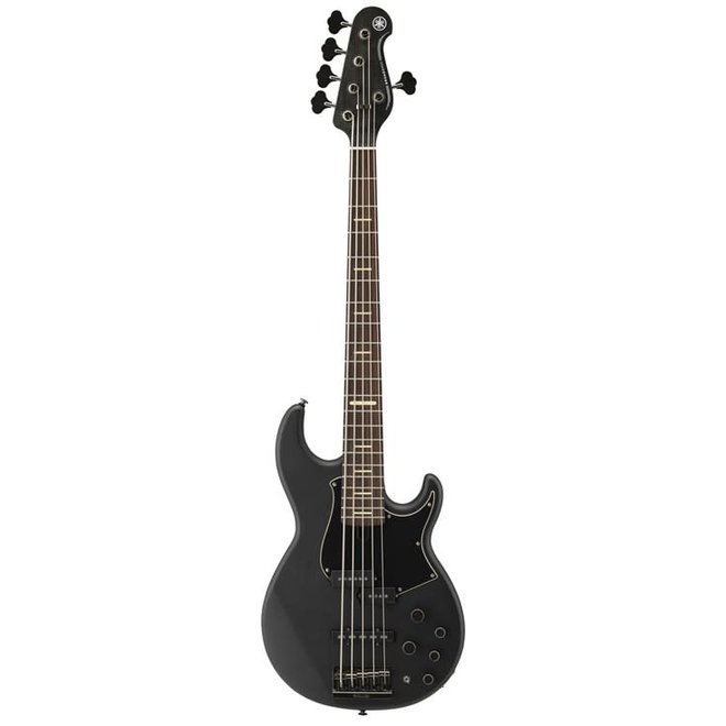 Yamaha BB735A BB 700 Series Bass Guitar, 5-String, Matte Translucent Black