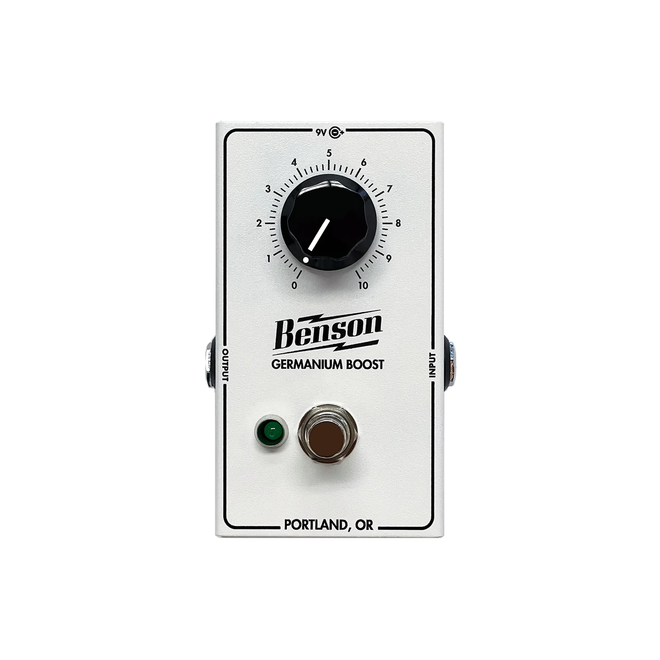 Benson Amps Germanium Boost Pedal, White