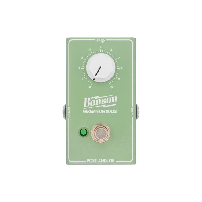 Benson Amps Germanium Boost Pedal, Seafoam