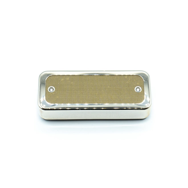 McNelly Pickups Soap Bar V2 Stagger Swagger Pickup, Nickel/Gold Foil, Neck