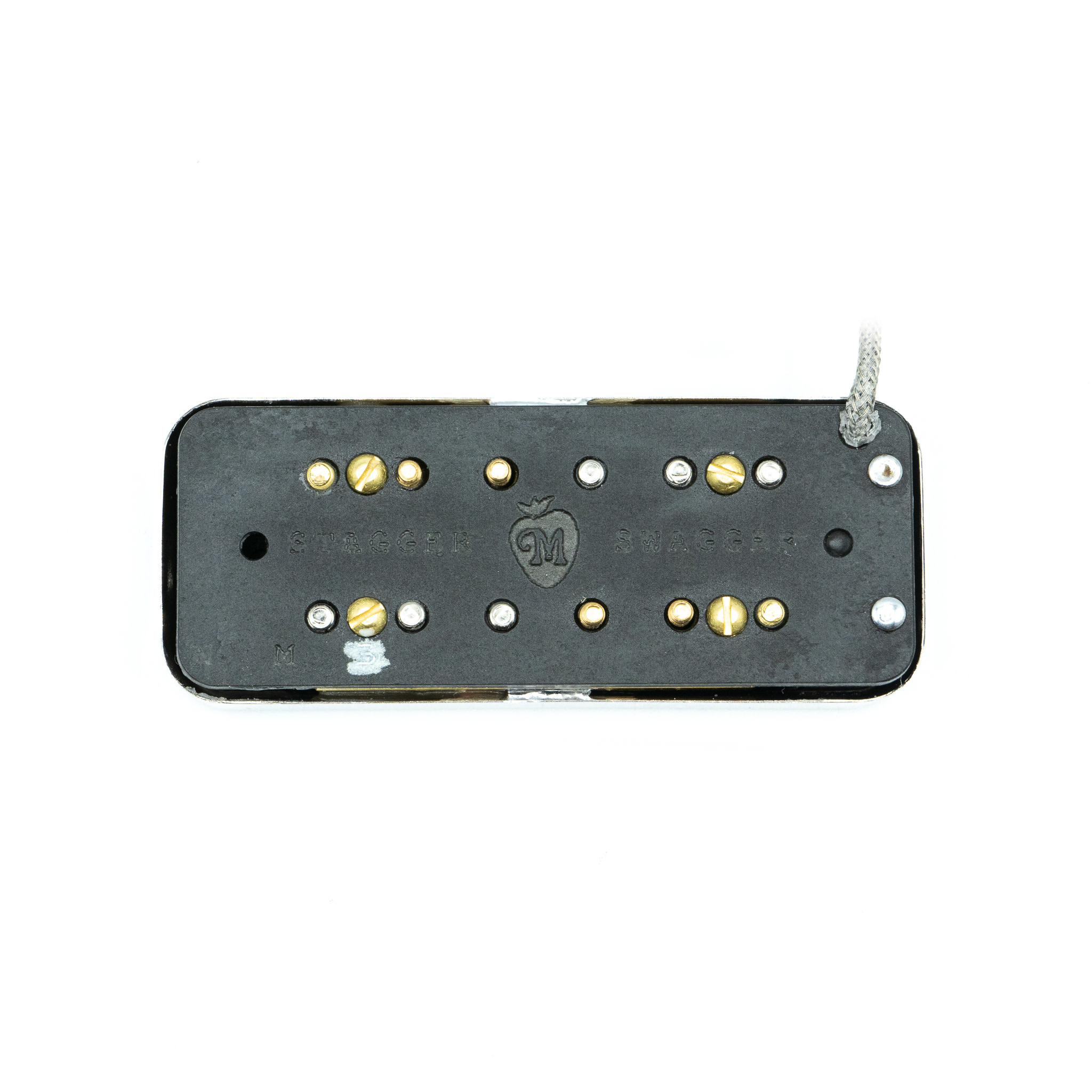 McNelly Pickups Soap Bar V2 Stagger Swagger Pickup, Open Nickel, Bridge