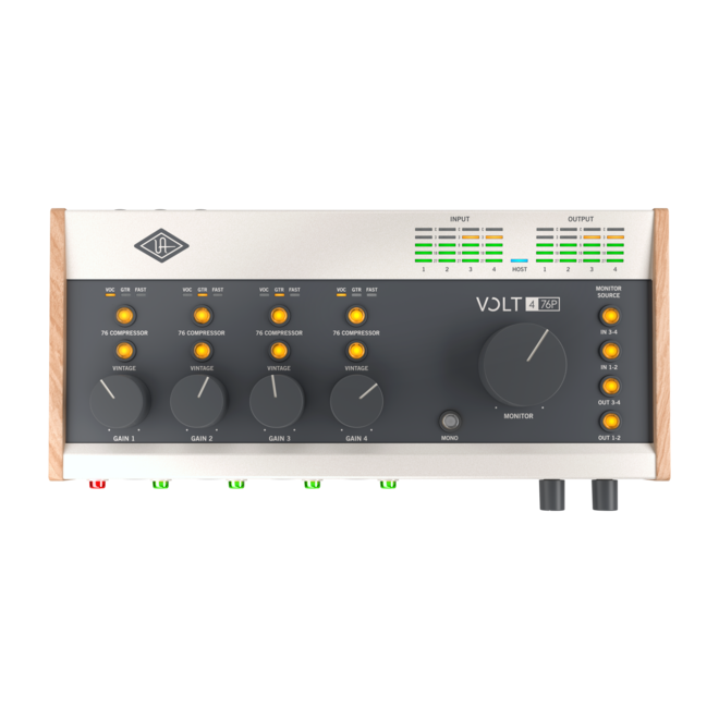 Universal Audio Volt 476P USB-C Audio Interface, w/Pro Audio Conversion