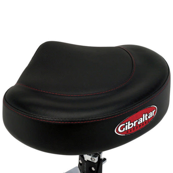 Gibraltar Drum Throne, Black/Black Compact Saddle Seat