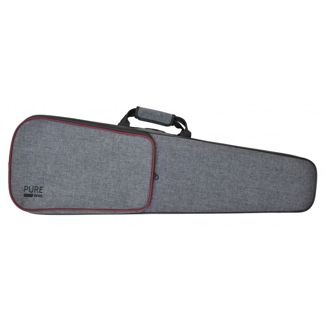 GEWA PURE Sport Style Dart Shaped Violin Case, Sport Grey, 4/4