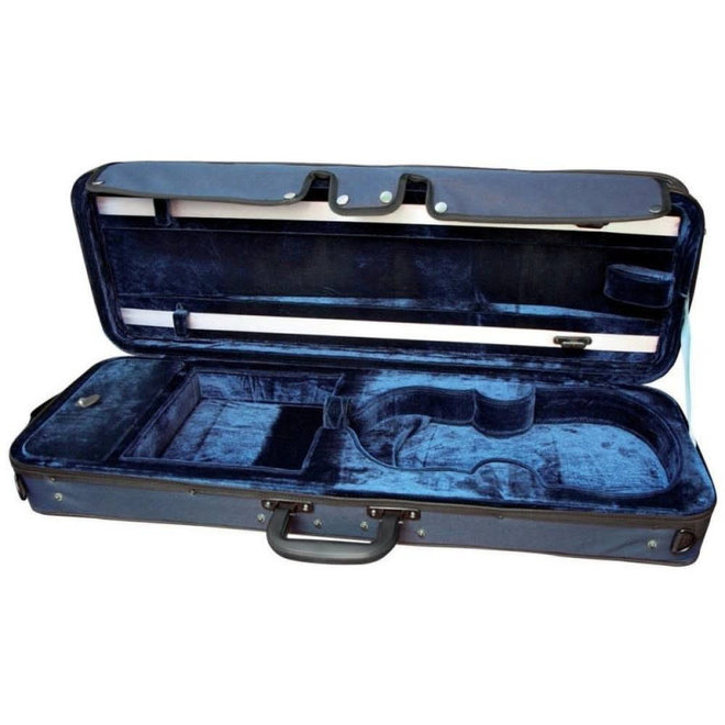 GEWA PURE Oblong Violin Case, Blue, 4/4