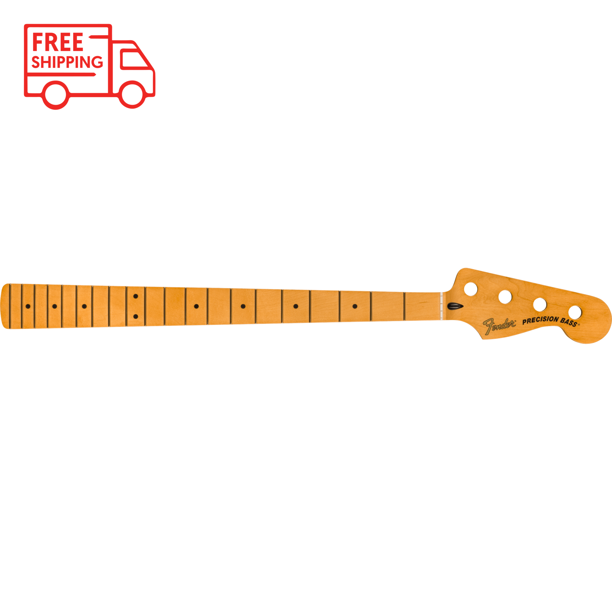 Fender Precision to Jazz Bass Conversion Neck, 20 Medium Jumbo Frets