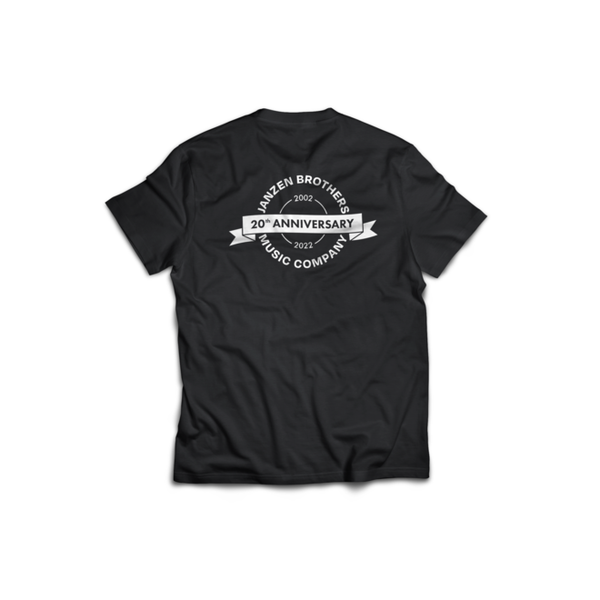 JB Music Co. 20th Anniversary T Shirt