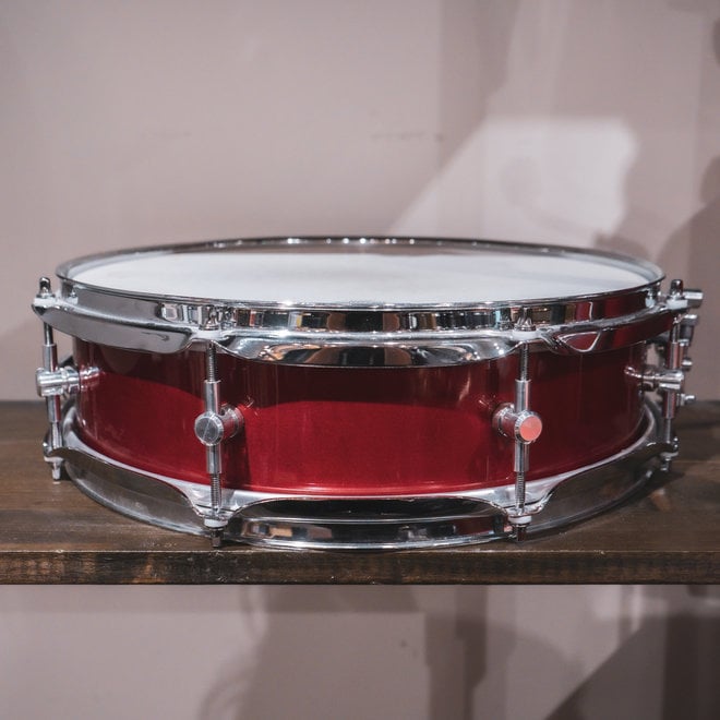 Custom 14x4 Maple Snare Drum, Red