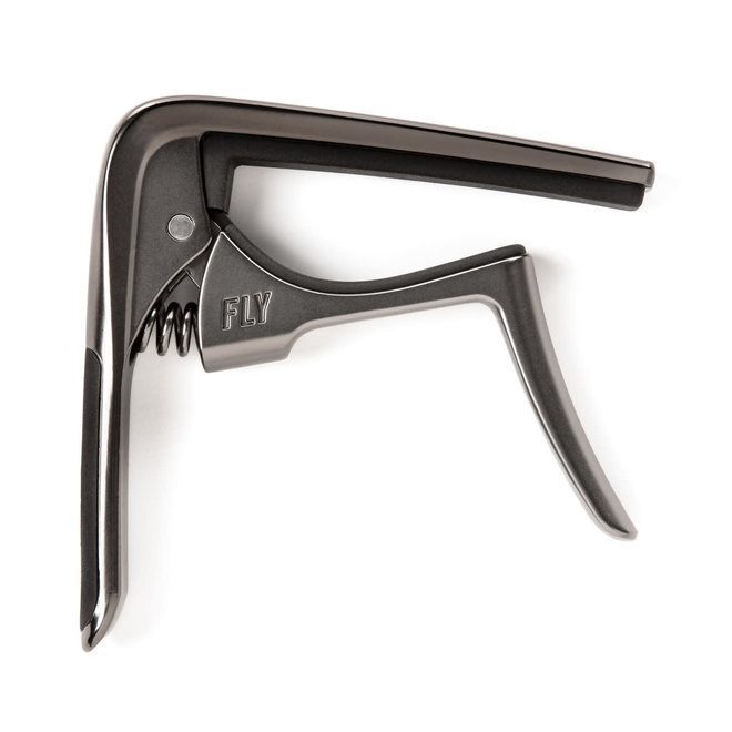 Jim Dunlop 63CBK Trigger Fly Acoustic Guitar Capo, Gun Metal