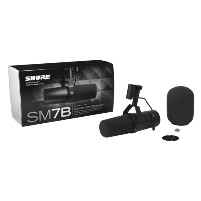 Shure SM7B Cardioid Dynamic Vocal Microphone