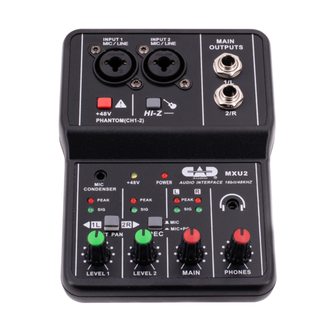 CAD MXU2 Multipurpose 2 Channel Mixer w/USB Interface