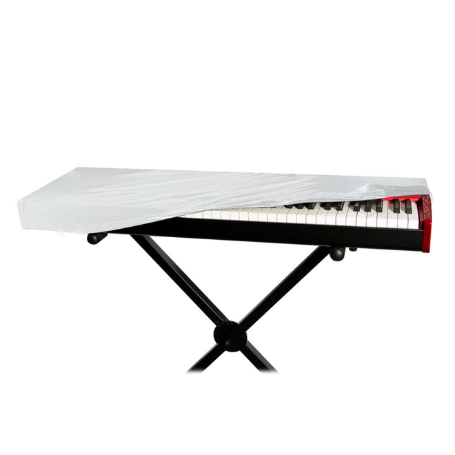 On-Stage KDA7088W 88-Key Keyboard Dust Cover, White