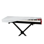 On-Stage KDA7088W 88-Key Keyboard Dust Cover, White