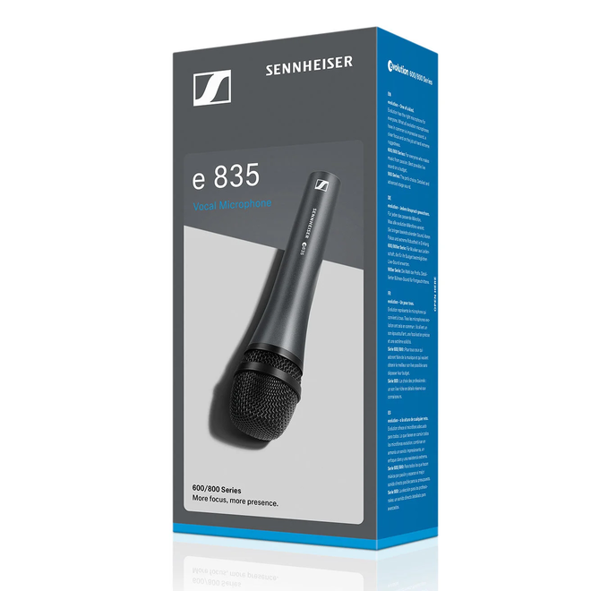 Sennheiser e 835 Cardioid Dynamic Vocal Microphone