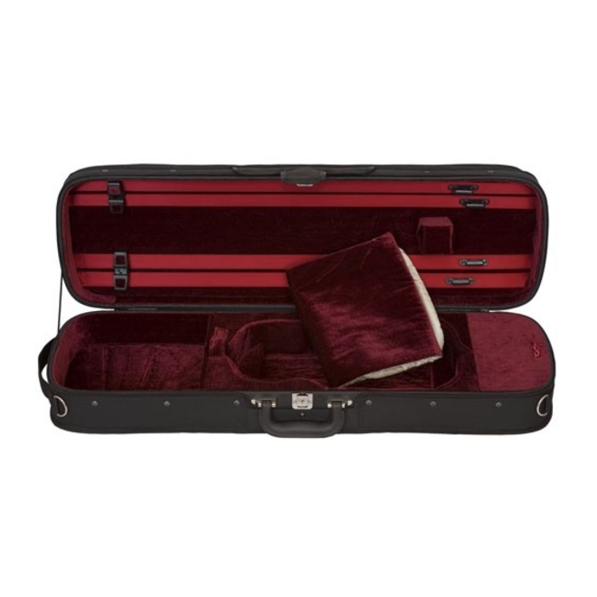 Eastman Hill Style, Slim Oblong Violin Case, 4/4 (Red Interior