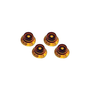 Profile Vintage Tophat Knob, Amber (4 Pack)
