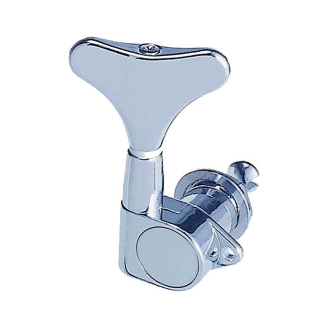 Profile JB150CR-2 Bass Guitar Machine Heads, Set of 4, Chrome