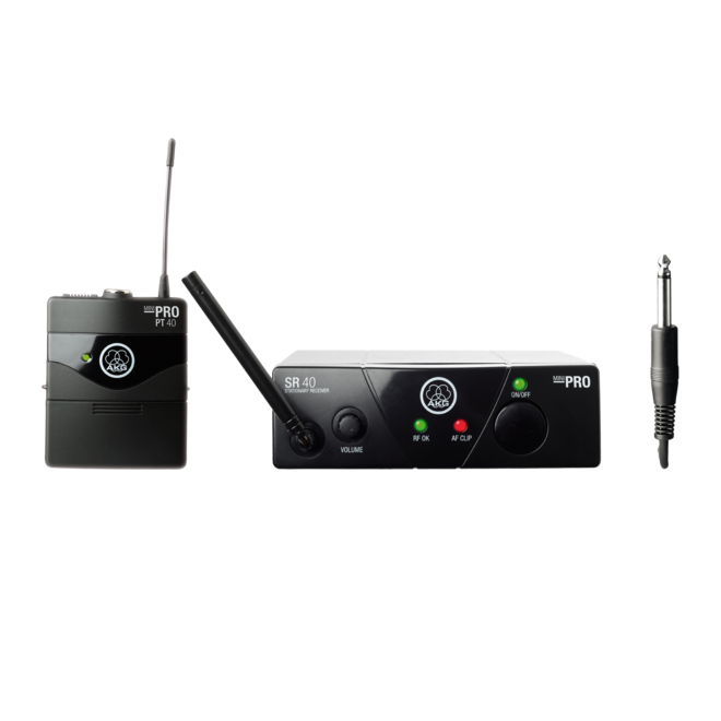 AKG WMS40 Mini Single Instrument Wireless System, Band A