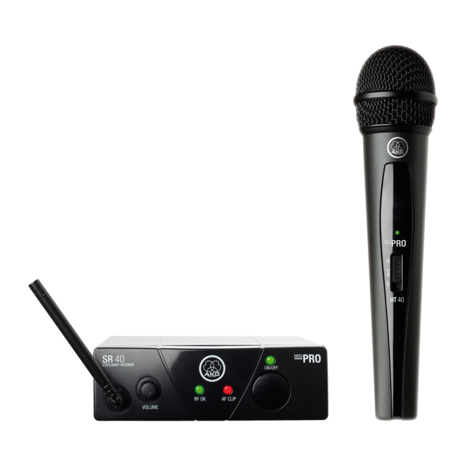 AKG WMS40 Mini Single Vocal Wireless Microphone System, Band A