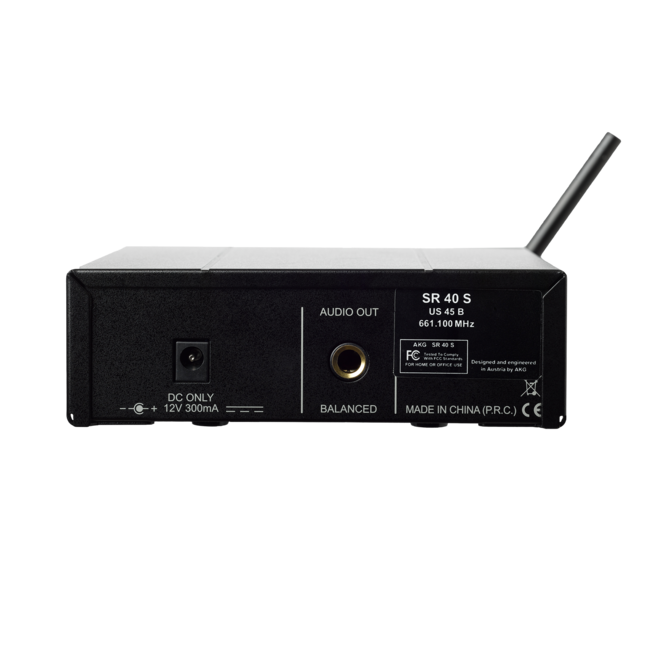 AKG WMS40 Mini Single Vocal Wireless Microphone System, Band A