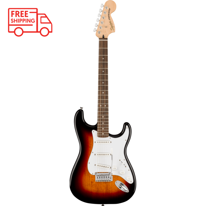 Squier Affinity Series Stratocaster, Laurel Fingerboard, 3-Color Sunburst