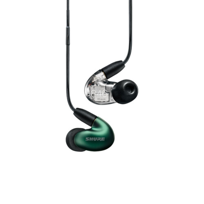 Shure SE846 Gen 2 Sound Isolating Earphones, Quad Driver, Jade