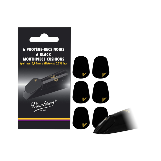 Vandoren VMCX6+ Mouthpiece Cushions, .80mm (6 Pack)