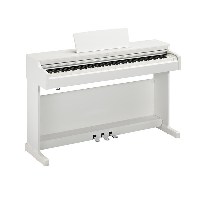 Yamaha Arius YDP-165 Digital Piano w/GH3 Keyboard, White, w/Bench