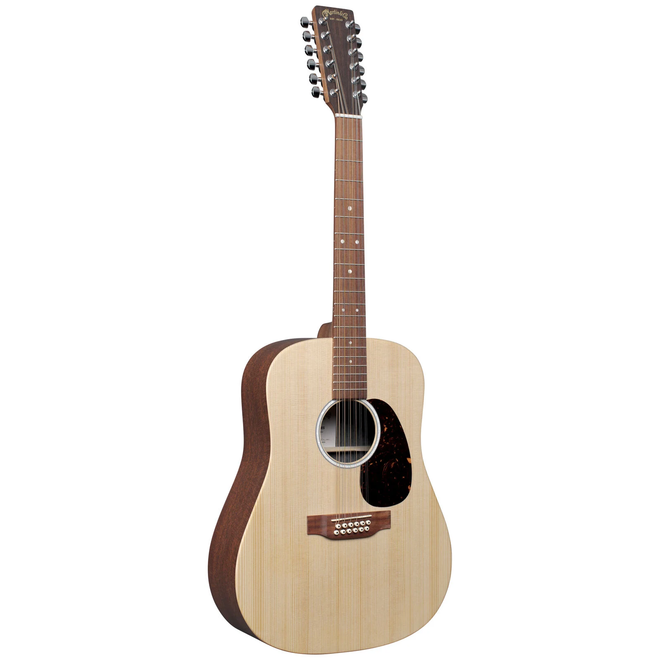 Martin D-X2E X Series 12-String Dreadnought Acoustic-Electric Guitar, Sitka/Mahogany HPL, w/Gigbag