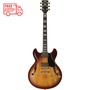 Yamaha SA2200 Semi-Hollowbody Electric Guitar, Violin Sunburst w/Deluxe Hardshell Case