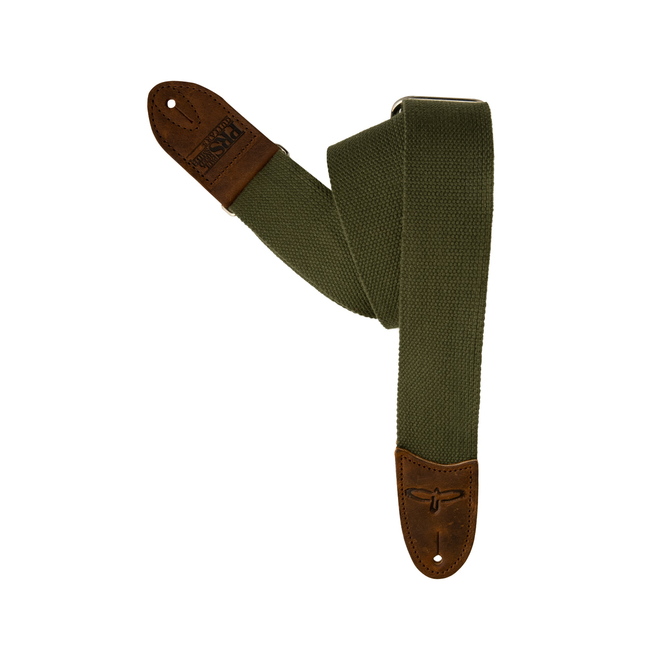 PRS 2" Deluxe Cotton Guitar Strap, Green