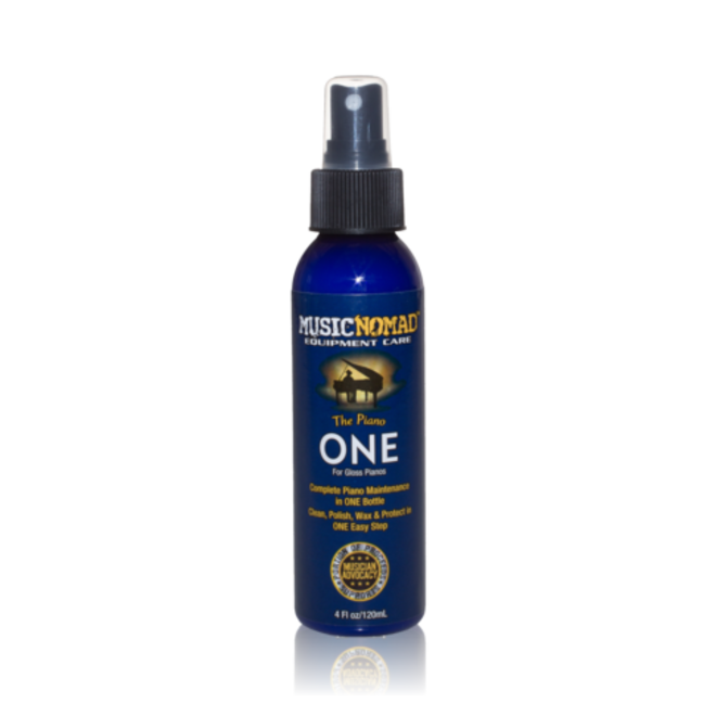 MusicNomad The Piano ONE All-in-1 Cleaner, Polish & Wax for Gloss Pianos