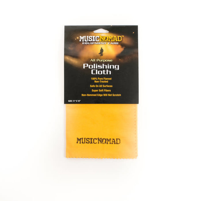 MusicNomad All Purpose Polishing Cloth for String Instruments, Untreated Microfiber