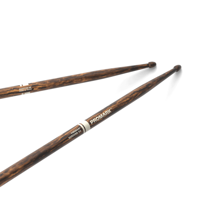 Promark Rebound FireGrain Hickory Drumsticks, Acorn Wood Tip, 5A