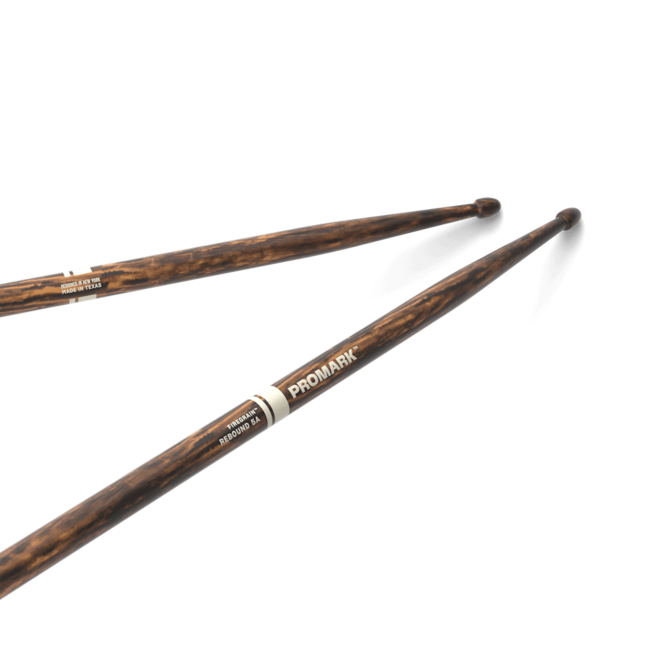 Promark Rebound FireGrain Hickory Drumsticks, Acorn Wood Tip, 5A
