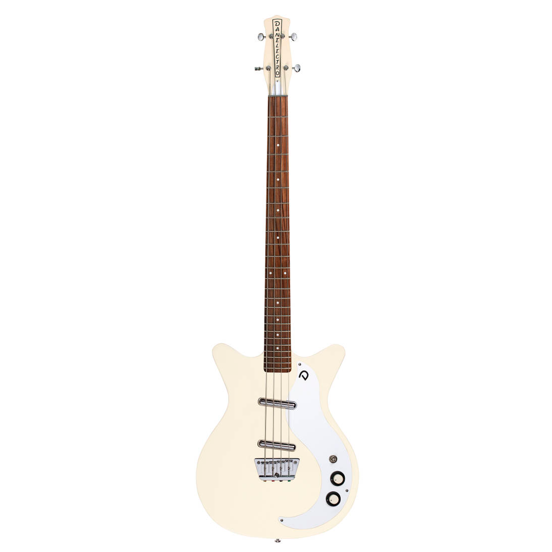 Danelectro 59DC Short Scale Bass, Vintage Cream Janzen Brothers Music