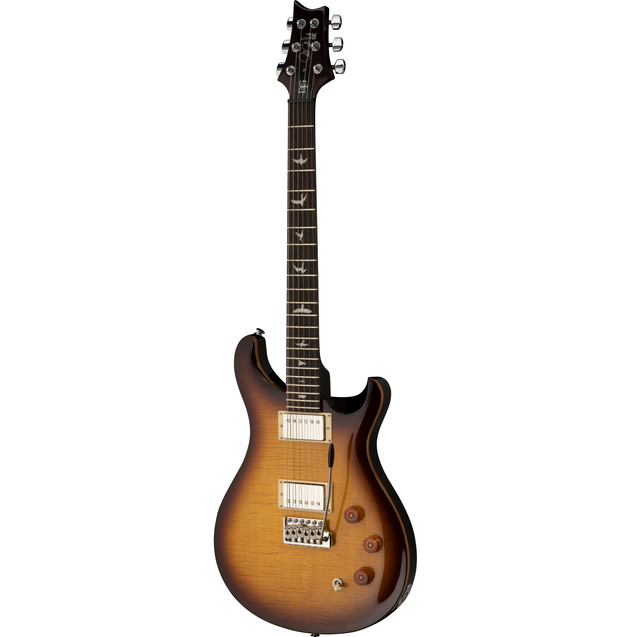 PRS SE DGT Electric Guitar, McCarty Tobacco Sunburst, Bird Inlays, Gig Janzen Brothers Music