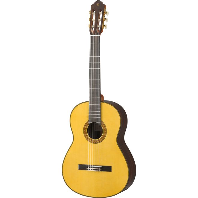 Yamaha CG192S Classical Guitar, w/Solid European Spruce Top & Rosewood B/S, Ebony Fingerboard