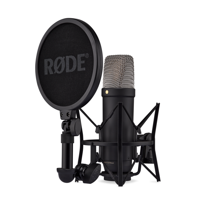 RODE NT1 5th Generation Studio Condenser Microphone, XLR/USB, Black