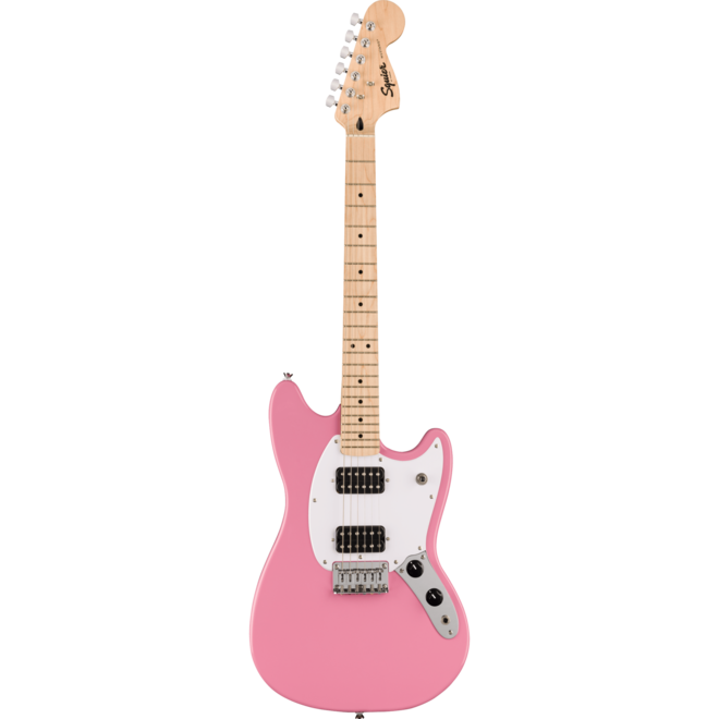 Squier Sonic Mustang HH, Maple Fingerboard, Flash Pink