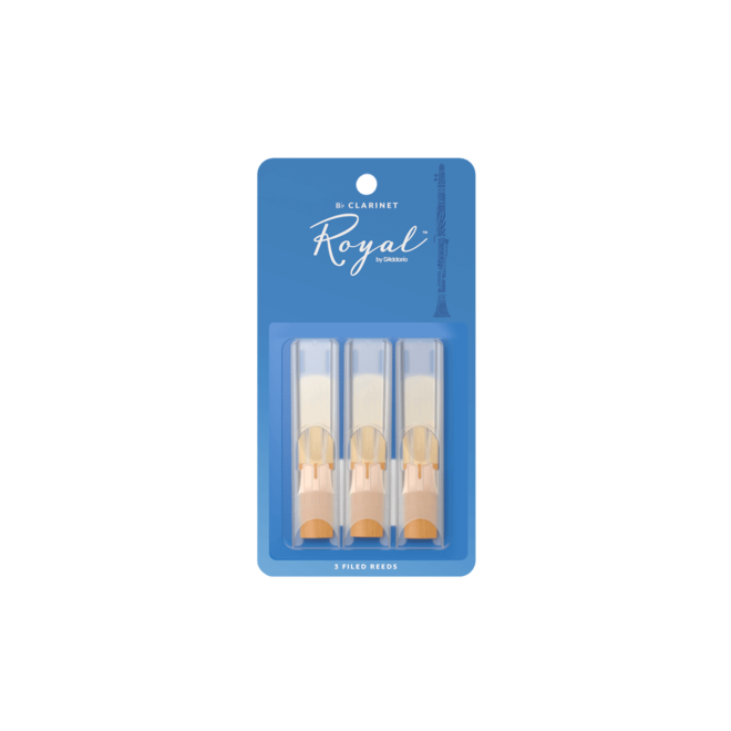 Royal Bb Clarinet Reeds, 2.0 (3 Pack)