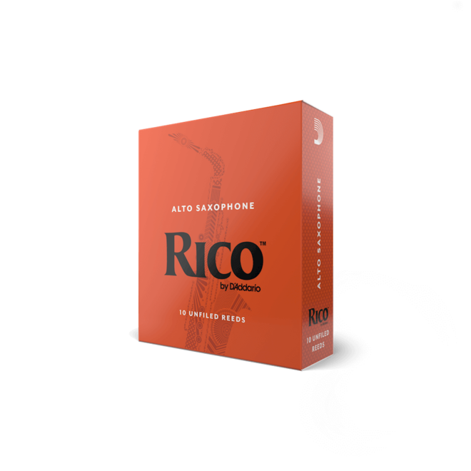 Rico by D'Addario Alto Saxophone Reeds, 3.5 (10 Pack)