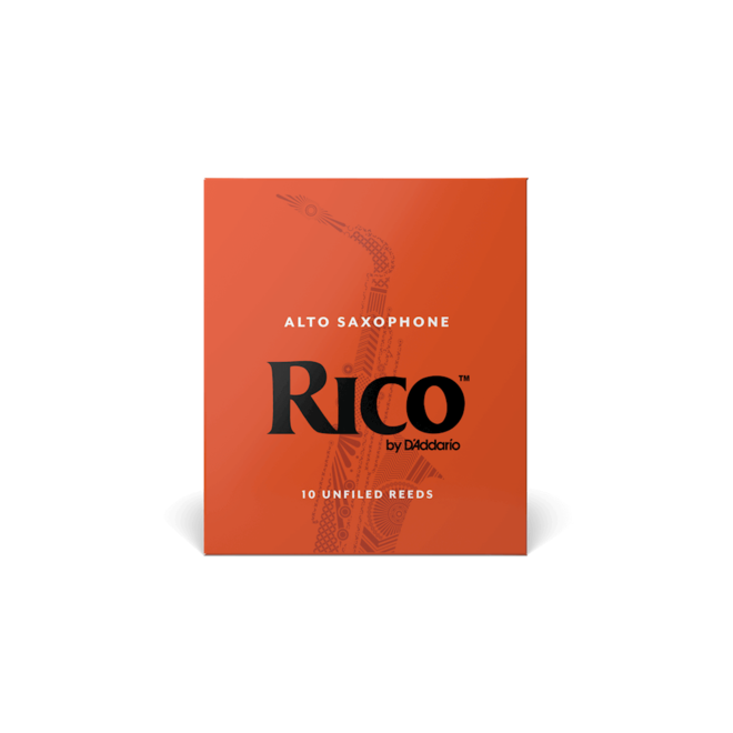 Rico by D'Addario Alto Saxophone Reeds, 3.5 (10 Pack)