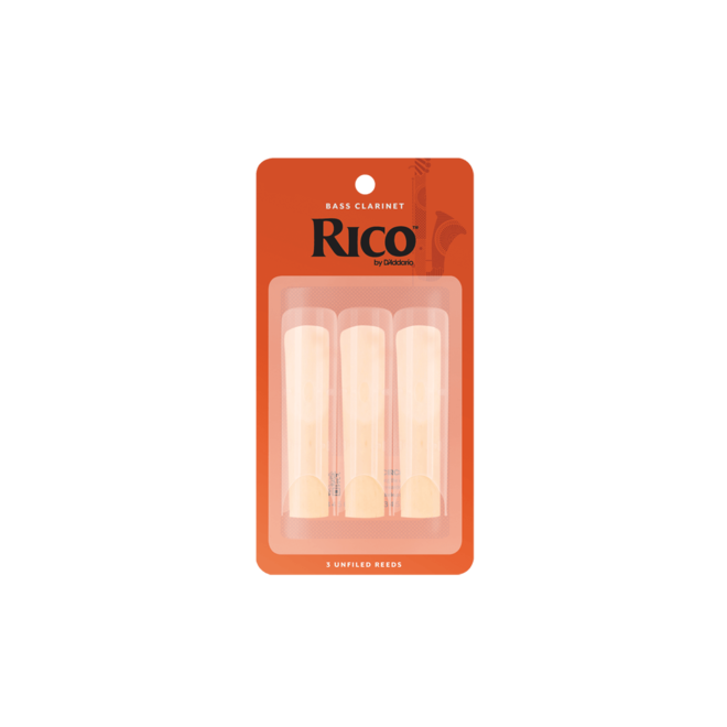 Rico Bass Clarinet Reeds, 2.0 (3 Pack)